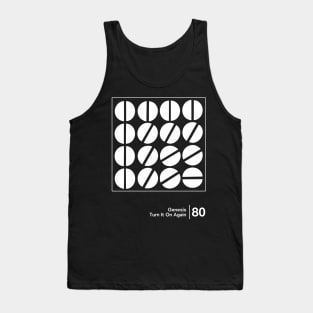 Turn It On Again - Minimal Style Graphic Design Tank Top